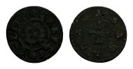 Lippe-Detmold Cu 1/2 Pfennig Friedrich Adolf 1697-1718 -