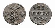 Hildesheim, Bistum 2 Pfennig Jobst Edmund von Brabeck 1688-1702