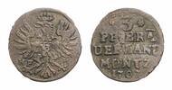 Brandenburg-Preußen 3 Pfennig Friedrich I. 1701-1713