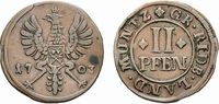 Rietberg, Grafschaft Cu 2 Pfennig Maximilian Ulrich 1699-1746