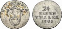 Sachsen-Coburg-Saalfeld 1/24 Taler Franz Friedrich Anton 1800-1806 -