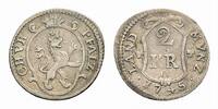 Pfalz, Kurlinie 2 Kreuzer Karl Theodor 1743-1799 -