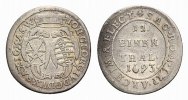 Sachsen-Albertinische Linie 1/12 Taler Johann Georg IV. 1691-1694