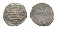 Sachsen-Neu-Gotha Heller Friedrich I. mit seinen sechs Brüdern 1675-1680