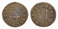 Paderborn, Bistum Cu 6 Pfennig Theodor Adolf von der Recke 1650-1661 -