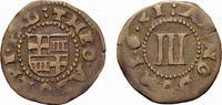 Paderborn, Bistum Cu 3 Pfennig Theodor Adolf von der Recke 1650-1661 -