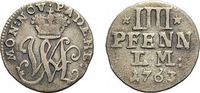 Paderborn, Bistum 4 Pfennig Wilhelm Anton von Asseburg 1763-1782 -