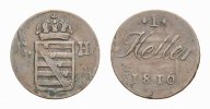Sachsen-Hildburghausen Cu Heller Friedrich 1784-1826