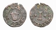 Corvey, Abtei Cu Pfennig Arnold von Waldois 1638-1661