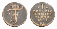 Waldeck Cu Pfennig Friedrich 1763-1812