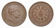 Brandenburg-Preußen Bronzemedaille Wilhelm II. 1888-1918