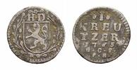 Hessen-Darmstadt Kreuzer Ludwig VIII. 1739-1768 -