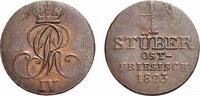Braunschweig-Calenberg-Hannover Cu 1/4 Stüber Georg IV. 1820-1830 -