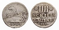 Lauenburg 4 Schilling Georg Wilhelm von Braunschweig-Lüneburg-Celle 1689-1705