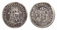 Hessen-Darmstadt 10 Kreuzer Ernst Ludwig 1678-1739 -