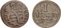 Sachsen-Hildburghausen Cu Heller Ernst Friedrich Karl 1745-1780