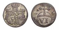 Sachsen-Weimar-Eisenach 6 Pfennig Anna Amalia 1758-1775