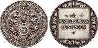Osnabrück, Stadt Versilberte Bronzemedaille