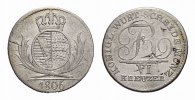 Württemberg 6 Kreuzer Friedrich I. 1806-1816 -