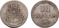 Würzburg, Großherzogtum 3 Kreuzer Ferdinand von Österreich 1806-1814