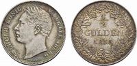Württemberg 1/2 Gulden Wilhelm I. 1816-1864 -
