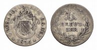 Baden-Durlach 6 Kreuzer Carl Ludwig Friedrich 1811-1818 -