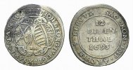 Sachsen-Albertinische Linie 1/12 Taler Johann Georg IV. 1691-1694