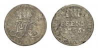 Corvey, Abtei 4 Pfennig Philipp von Spiegel zum Desenberg 1758-1776