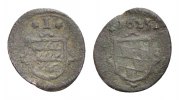 Württemberg Kipper Cu Kreuzer Johann Friedrich 1608-1628
