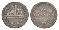Münster, Domkapitel Cu 4 Pfennig