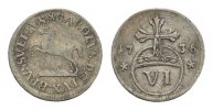 Braunschweig-Wolfenbüttel 6 Pfennig Karl I. 1735-1780 -