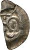 Goslar, königliche Münzstätte Brakteat. Geschnittener Hälbling Anonym 1260-1280