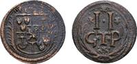 Bentheim-Tecklenburg-Rheda Cu 2 Pfennig Johann Adolph 1674-1700