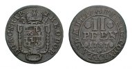 Corvey, Abtei Cu 2 Pfennig Theodor von Brabeck 1776-1794