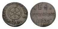 Osnabrück, Stadt Cu 1 1/2 Pfennig -