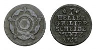 Lippe-Detmold Cu Heller Simon August 1734-1782 -