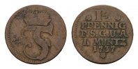 Sachsen-Gotha-Altenburg Cu 1 1/2 Pfennig Friedrich III. 1732-1772