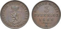 Reuss, ältere Linie zu Obergreiz Cu 3 Pfennig Heinrich XXII. 1859-1902