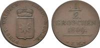 Waldeck Cu 1/2 Groschen Friedrich 1763-1812