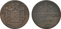 Waldeck Cu Pfennig Georg Heinrich 1813-1845