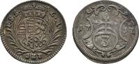 Sachsen-Coburg-Saalfeld 3 Pfennig Christian Ernst und Franz Josias 1729-1745 -