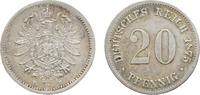 Kleinmünzen 20 Pfennig -