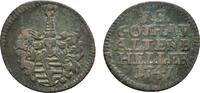 Sachsen-Gotha-Altenburg Cu Heller Friedrich III. 1732-1772
