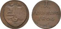 Löwenstein-Wertheim-Rochefort Cu Pfennig Dominik Constantin 1789-1806
