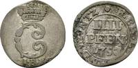 Braunschweig-Wolfenbüttel 4 Pfennig Karl I. 1735-1780 -