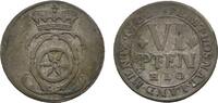 Osnabrück, Bistum 6 Pfennig Karl von Lothringen 1698-1715 -