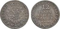 Sachsen-Coburg-Saalfeld 1/12 Taler Franz Josias 1745-1764 -