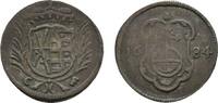 Sachsen-Albertinische Linie Pfennig Johann Georg III. 1680-1691