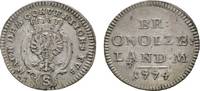 Brandenburg-Ansbach 2 1/2 Kreuzer Landmünze Christian Friedrich Karl Alexander 1757-1791