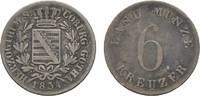 Sachsen-Coburg-Gotha 6 Kreuzer Ernst I. 1826-1844